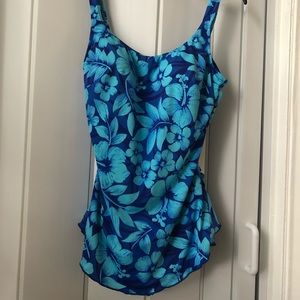 Maxine of Hollywood Tie Sarong One Piece Swimsuit